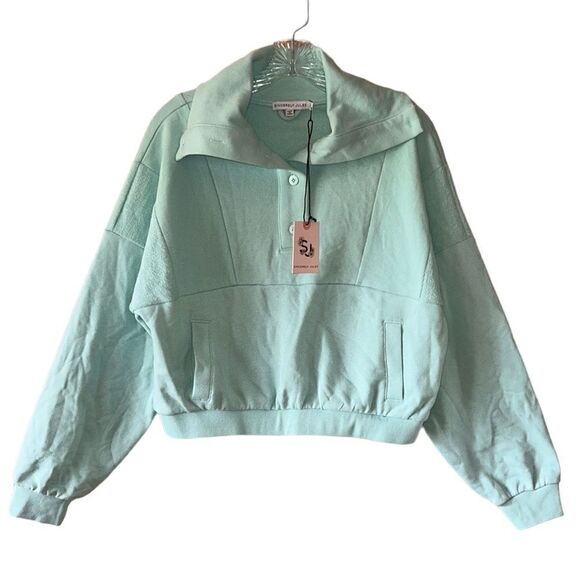 NEW Sincerely Jules Aqua Pullover - Picture 1 of 5